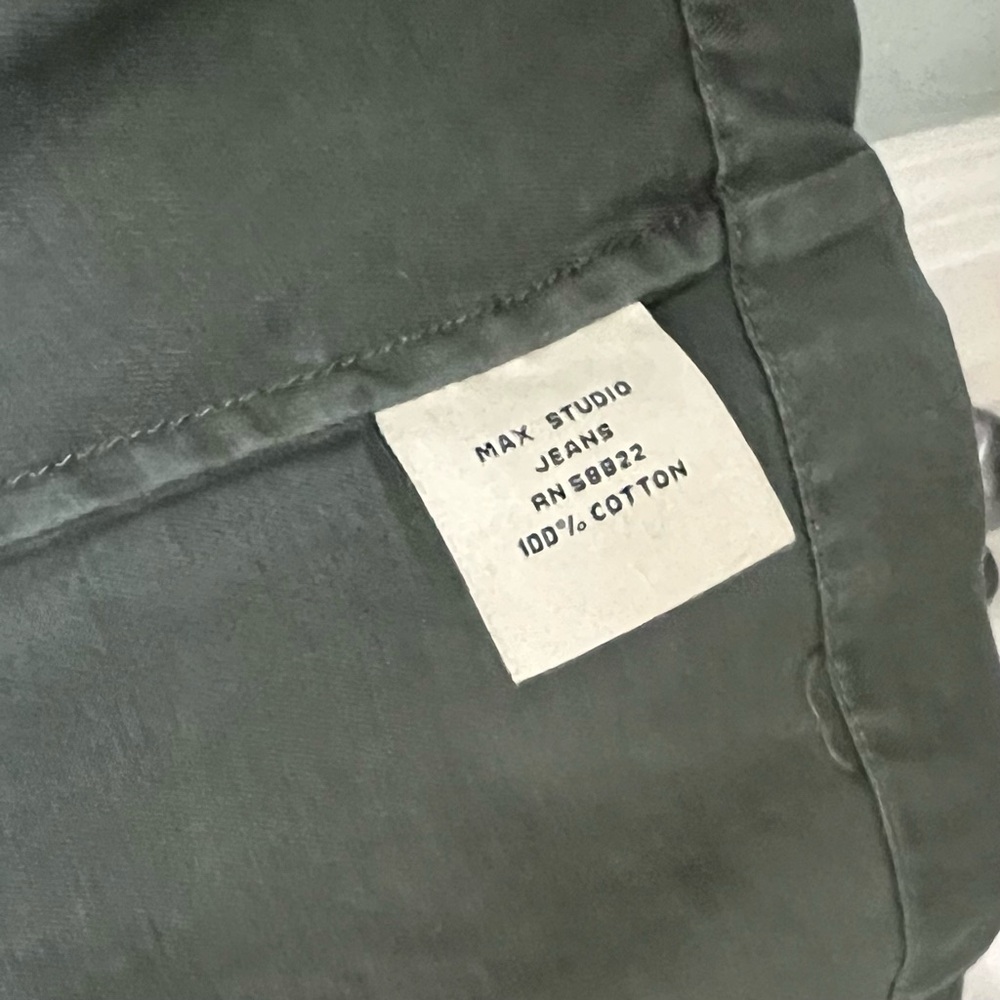 Max Studio Military Style Cotton Jacket Size M - Picture 8 of 8